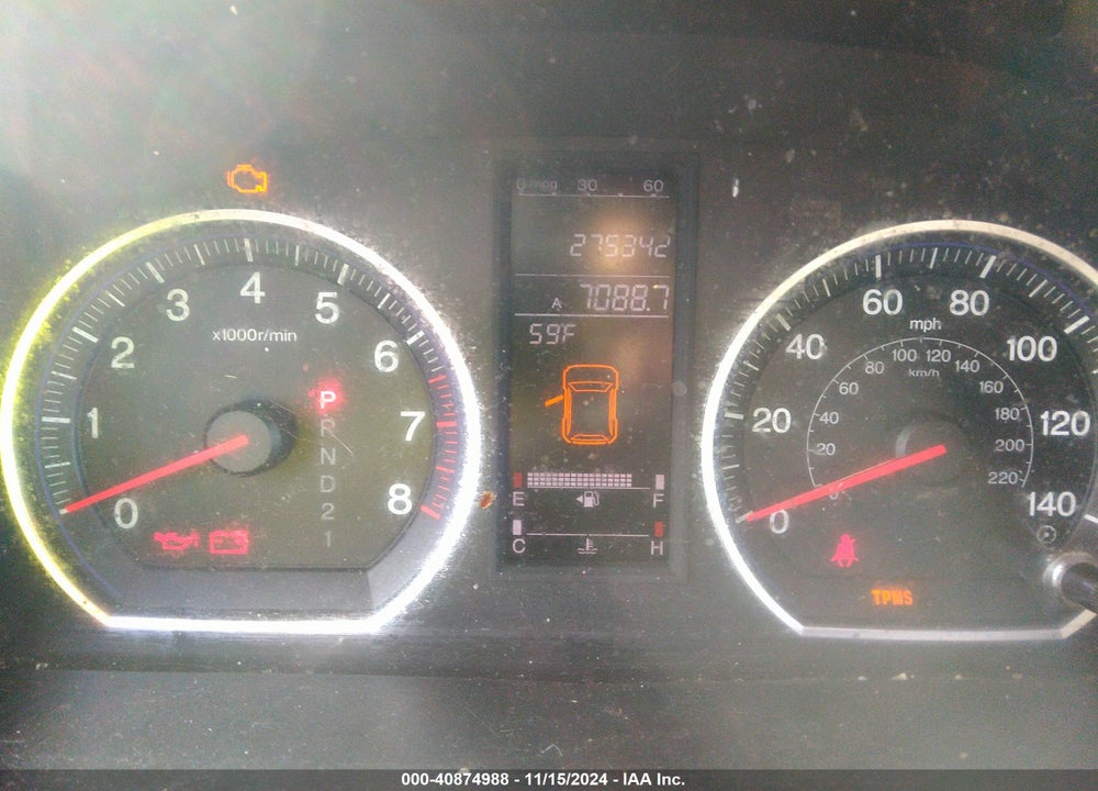 2007 HONDA CR-V EX VIN: JHLRE38547C048090