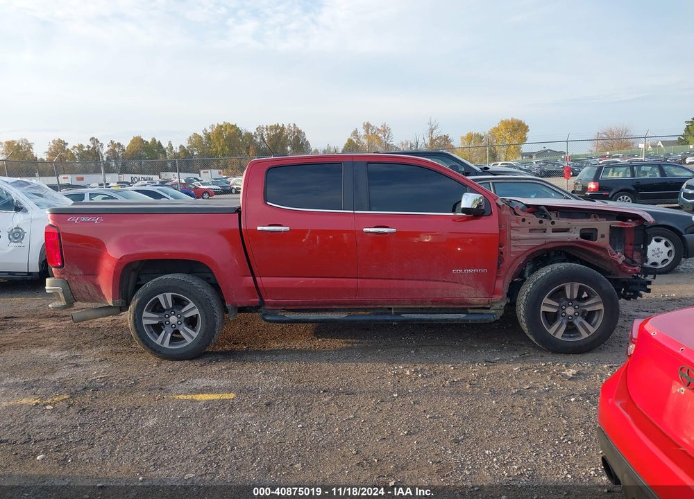 2016 CHEVROLET COLORADO LT VIN: 1GCPTCE1XG1258779