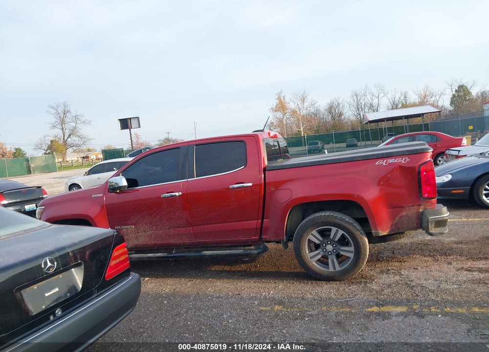 2016 CHEVROLET COLORADO LT VIN: 1GCPTCE1XG1258779