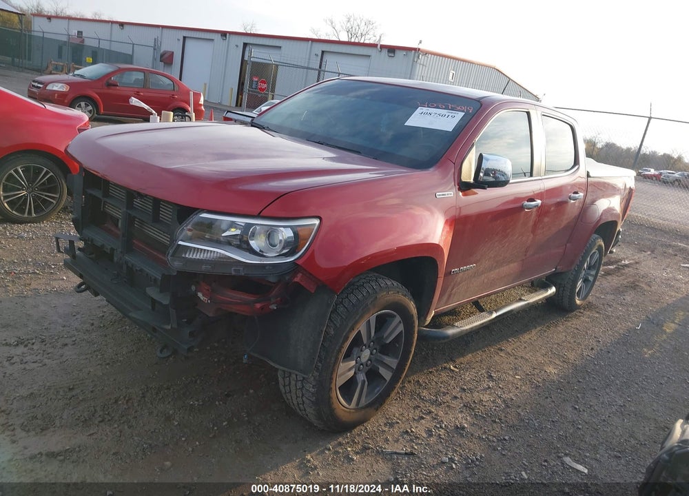 2016 CHEVROLET COLORADO LT VIN: 1GCPTCE1XG1258779