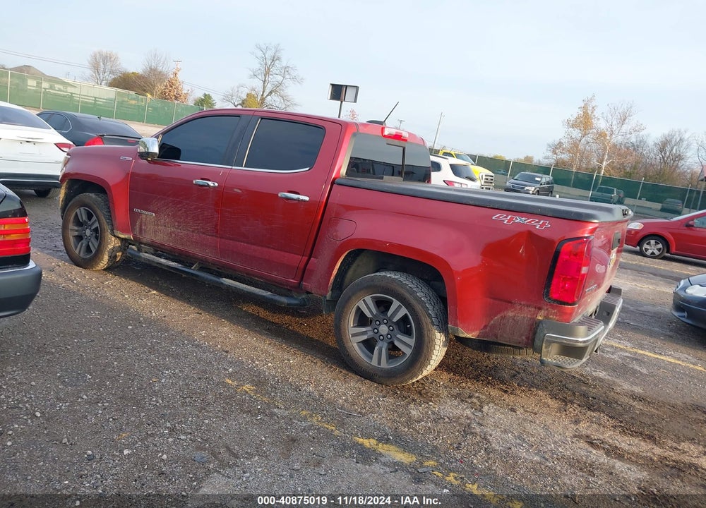 2016 CHEVROLET COLORADO LT VIN: 1GCPTCE1XG1258779