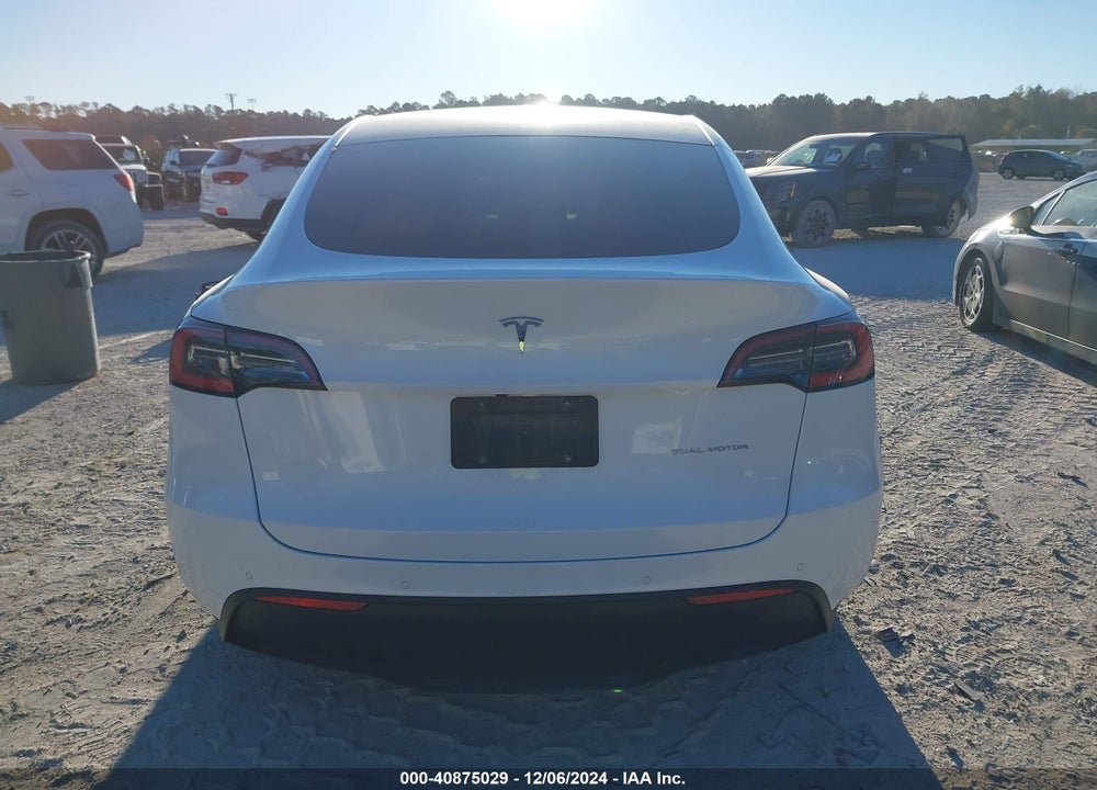 2021 TESLA MODEL Y LONG RANGE DUAL MOTOR ALL-WHEEL DRIVE VIN: 5YJYGDEE1MF061276