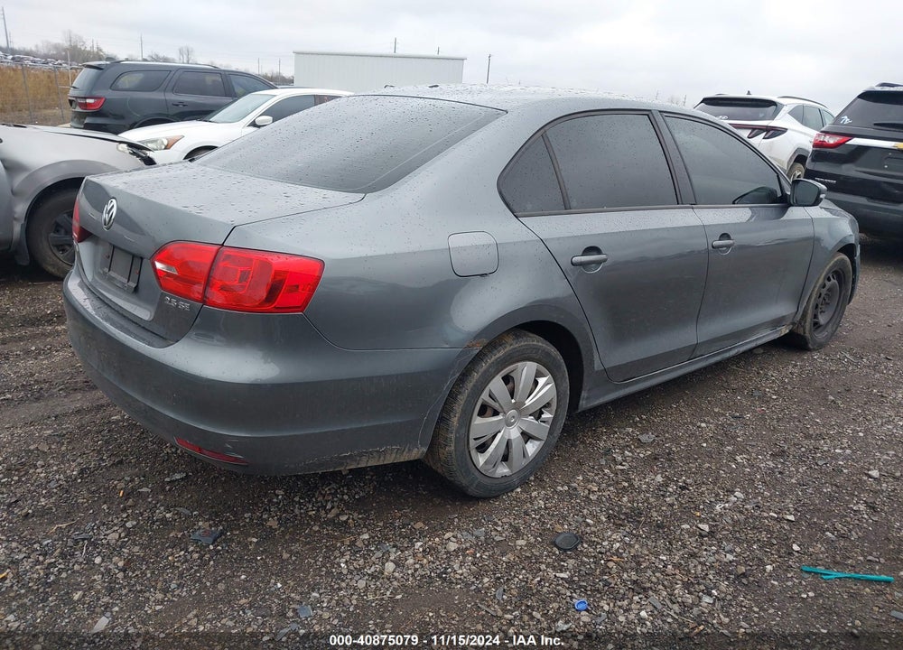 2012 VOLKSWAGEN JETTA 2.5L SE VIN: 3VWDX7AJ7CM308486