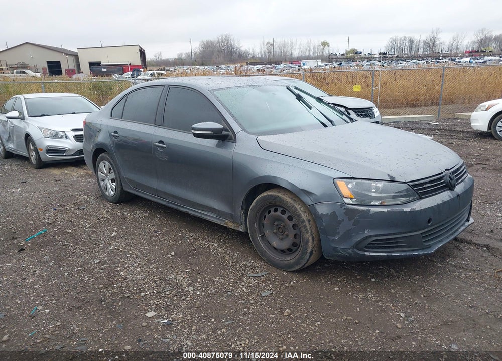 2012 VOLKSWAGEN JETTA 2.5L SE VIN: 3VWDX7AJ7CM308486