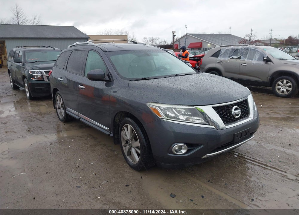 2014 NISSAN PATHFINDER PLATINUM VIN: 5N1AR2MM2EC645866