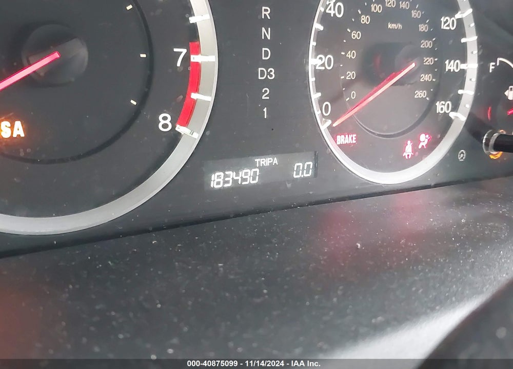 2009 HONDA ACCORD 2.4 LX VIN: 1HGCP26369A075011