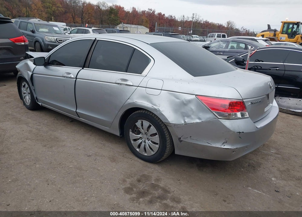 2009 HONDA ACCORD 2.4 LX VIN: 1HGCP26369A075011