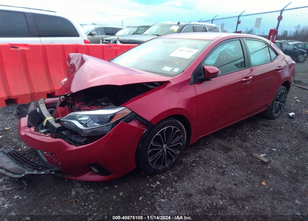 2015 TOYOTA COROLLA S PLUS VIN: 2T1BURHE4FC341160