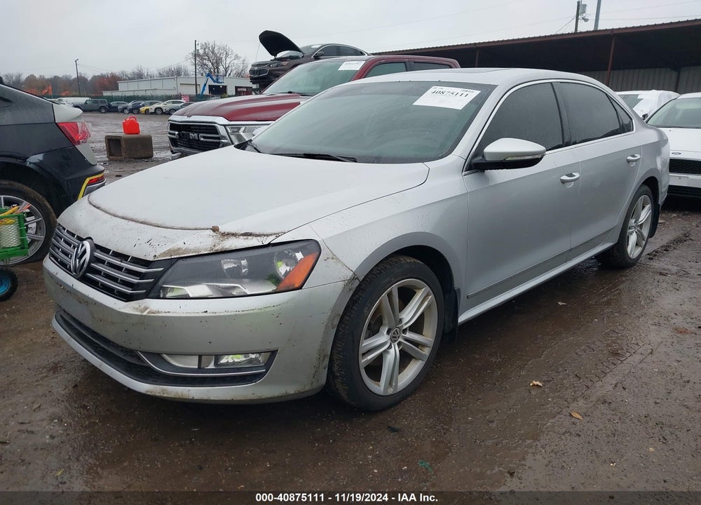 2012 VOLKSWAGEN PASSAT 2.0L TDI SEL PREMIUM VIN: 1VWCN7A37CC003994