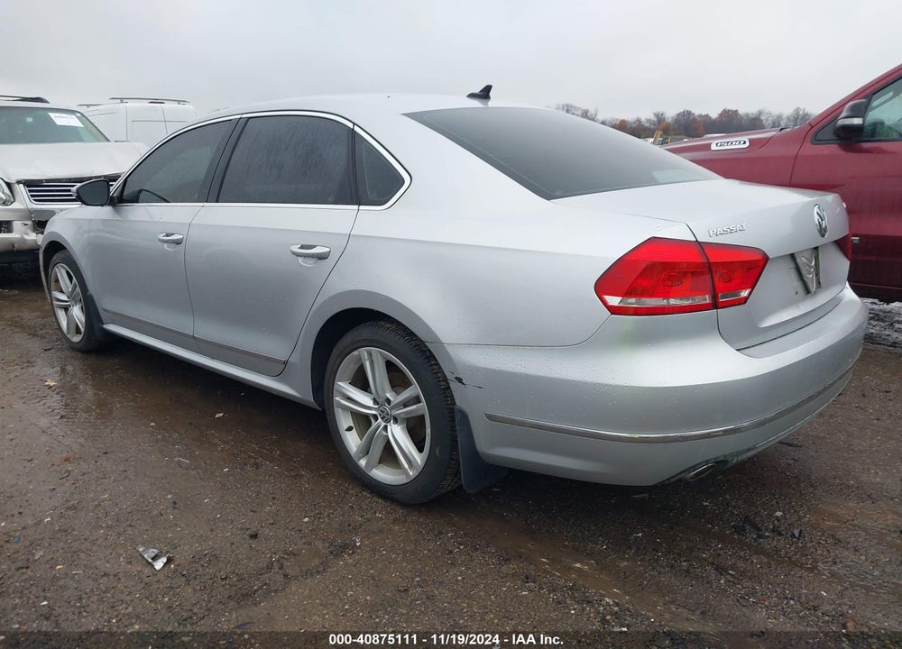 2012 VOLKSWAGEN PASSAT 2.0L TDI SEL PREMIUM VIN: 1VWCN7A37CC003994