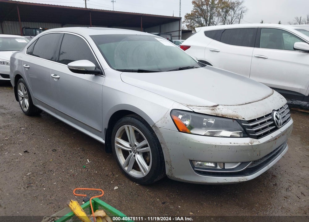 2012 VOLKSWAGEN PASSAT 2.0L TDI SEL PREMIUM VIN: 1VWCN7A37CC003994