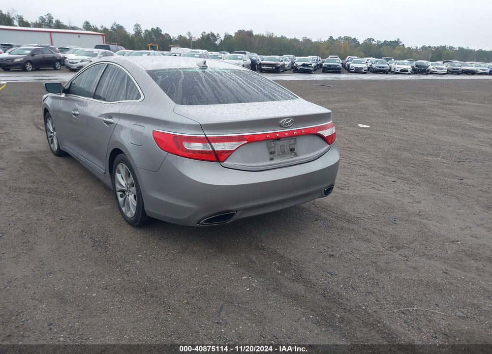 2012 HYUNDAI AZERA VIN: KMHFG4JG8CA121233