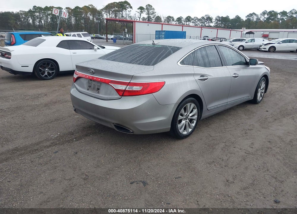 2012 HYUNDAI AZERA VIN: KMHFG4JG8CA121233