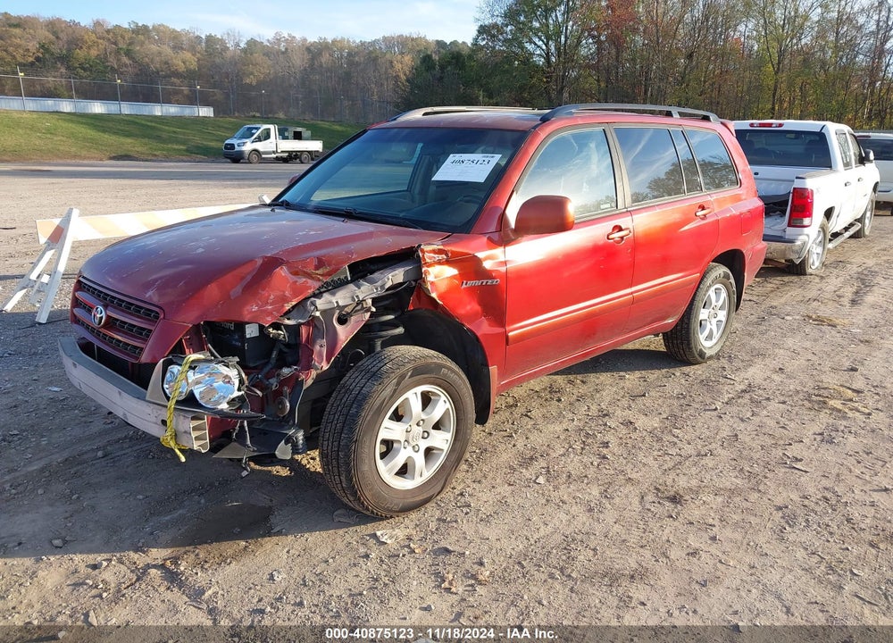 2003 TOYOTA HIGHLANDER LIMITED V6 VIN: JTEHF21A430103930