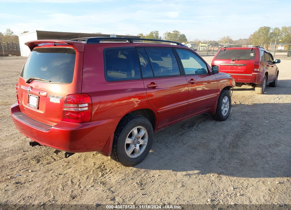 2003 TOYOTA HIGHLANDER LIMITED V6 VIN: JTEHF21A430103930