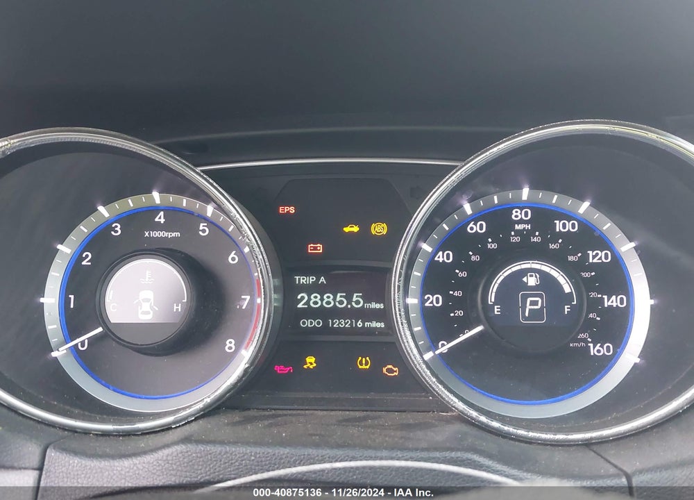 2011 HYUNDAI SONATA GLS VIN: 5NPEB4AC6BH002650