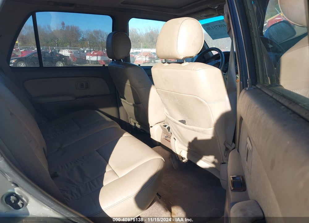 2000 TOYOTA 4RUNNER LIMITED V6 VIN: JT3HN87R3Y0300591