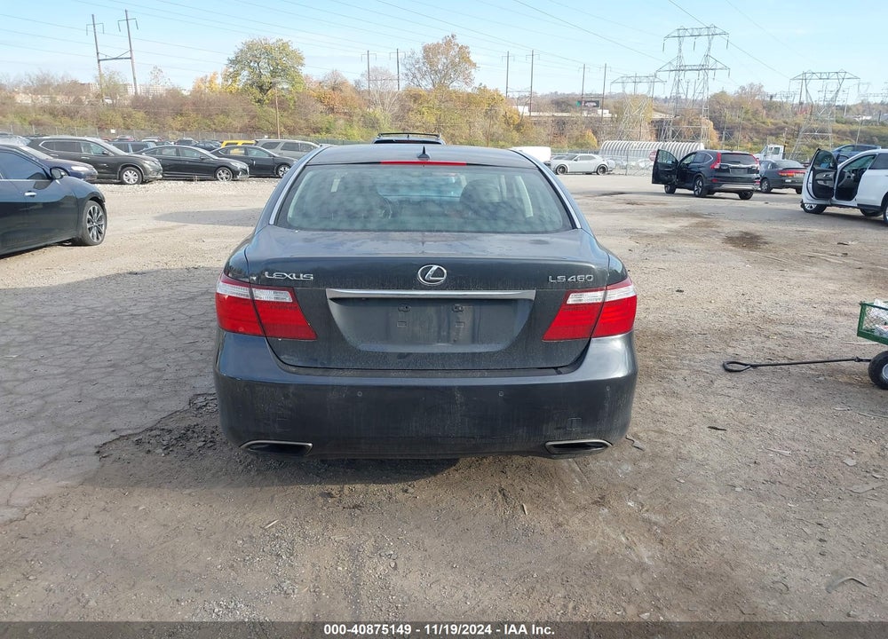 2007 LEXUS LS 460 VIN: JTHBL46F275002895