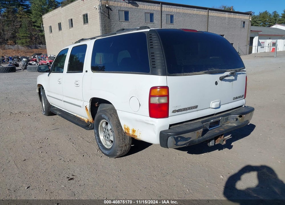 2002 CHEVROLET SUBURBAN 1500 LT VIN: 3GNFK16Z72G338968