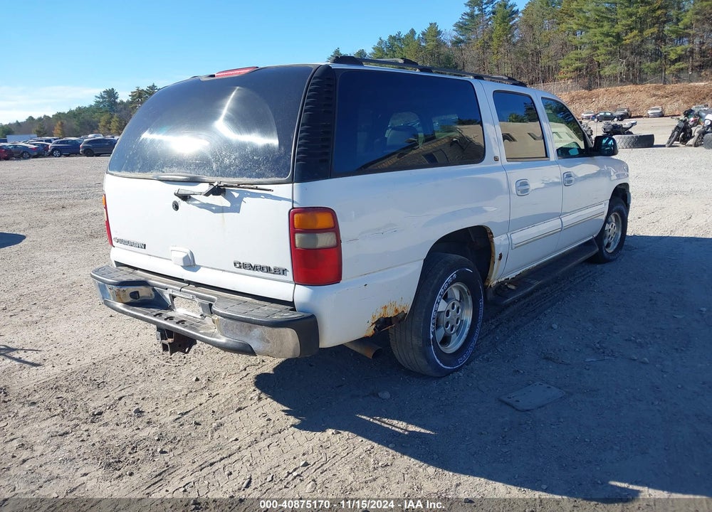 2002 CHEVROLET SUBURBAN 1500 LT VIN: 3GNFK16Z72G338968