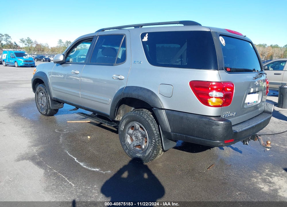 2001 TOYOTA SEQUOIA SR5 V8 VIN: 5TDBT44AX1S018692