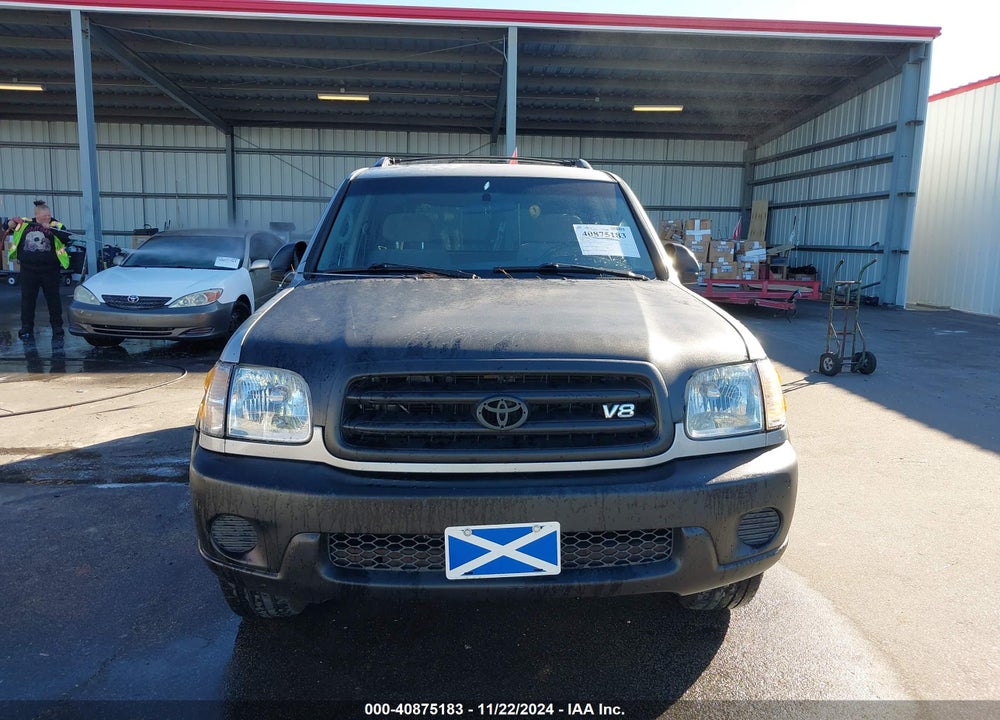 2001 TOYOTA SEQUOIA SR5 V8 VIN: 5TDBT44AX1S018692