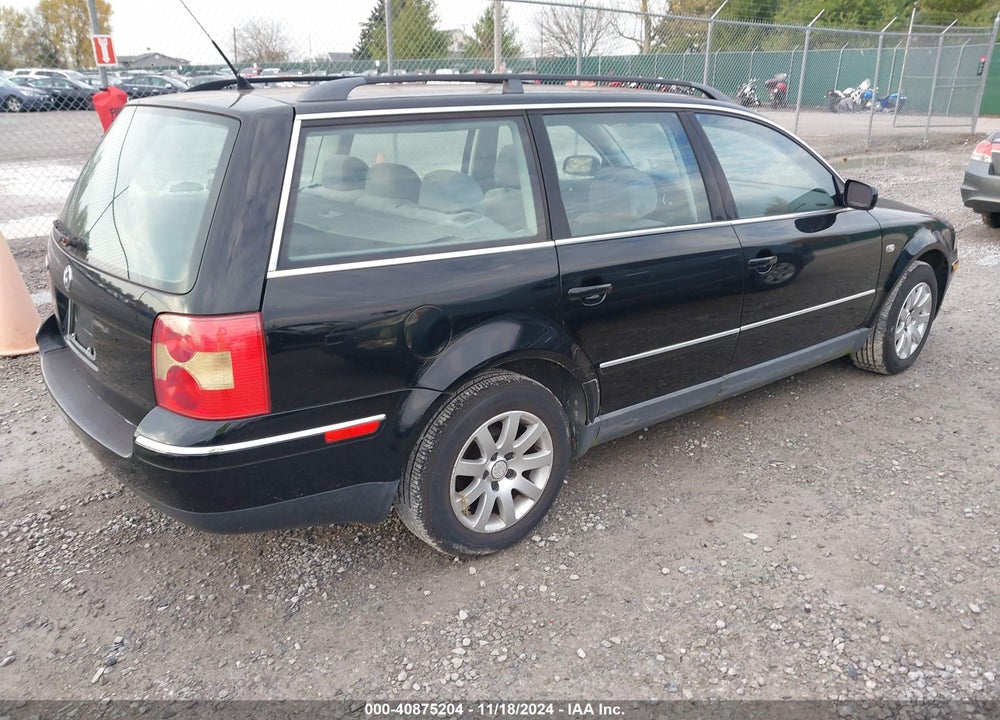 2003 VOLKSWAGEN PASSAT GLS VIN: WVWVD63B33E022897