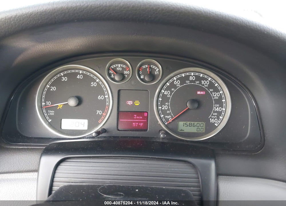 2003 VOLKSWAGEN PASSAT GLS VIN: WVWVD63B33E022897