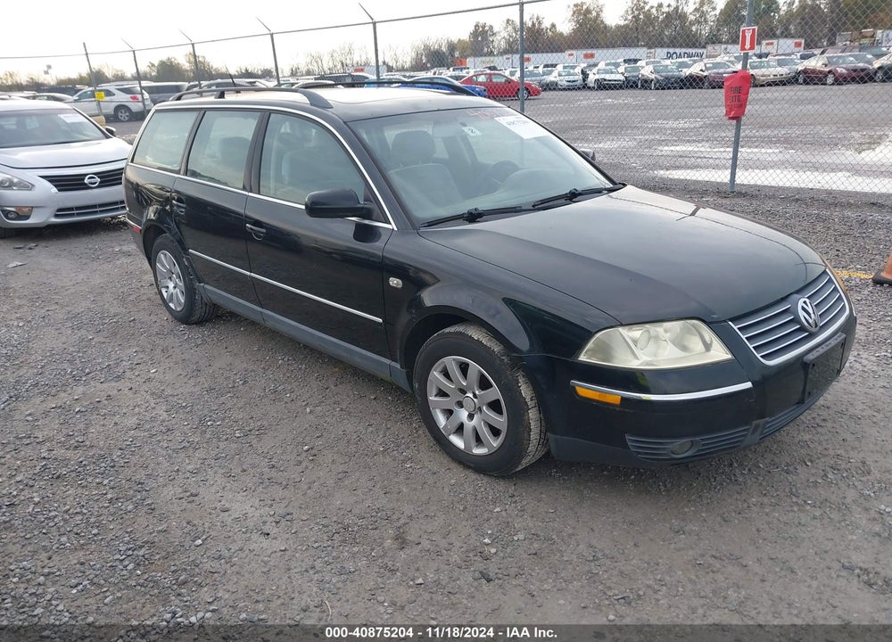 2003 VOLKSWAGEN PASSAT GLS VIN: WVWVD63B33E022897
