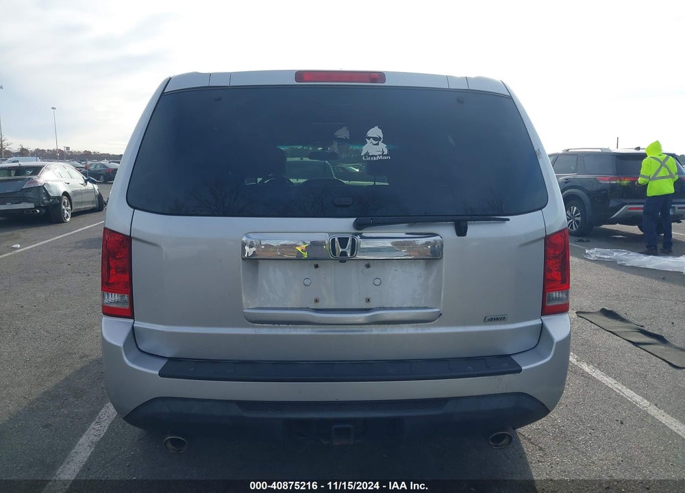 2013 HONDA PILOT EX-L VIN: 5FNYF4H59DB029920