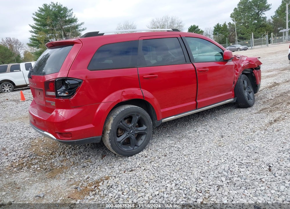 2018 DODGE JOURNEY CROSSROAD VIN: 3C4PDCGG3JT378356