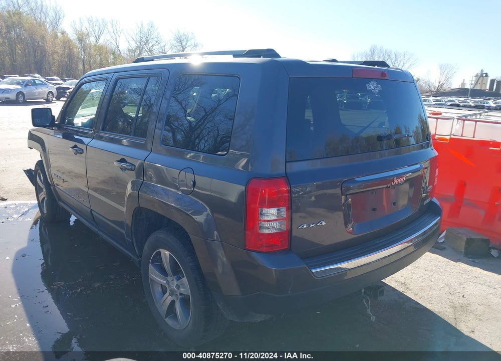2017 JEEP PATRIOT HIGH ALTITUDE 4X4 VIN: 1C4NJRFB1HD159694