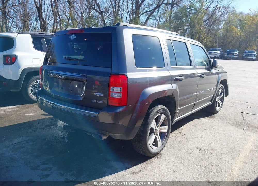 2017 JEEP PATRIOT HIGH ALTITUDE 4X4 VIN: 1C4NJRFB1HD159694