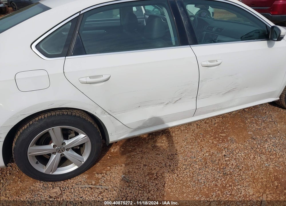 2013 VOLKSWAGEN PASSAT 2.0L TDI SE VIN: 1VWBN7A31DC073066