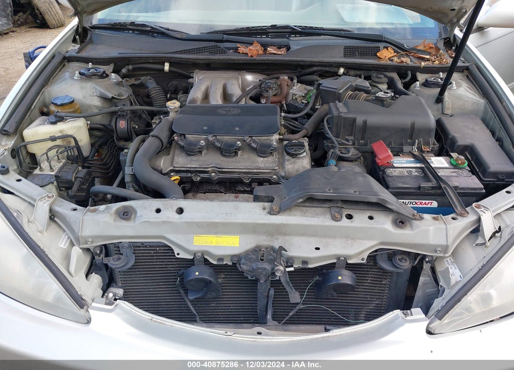 2002 TOYOTA CAMRY XLE V6 VIN: 4T1BF32K82U536614