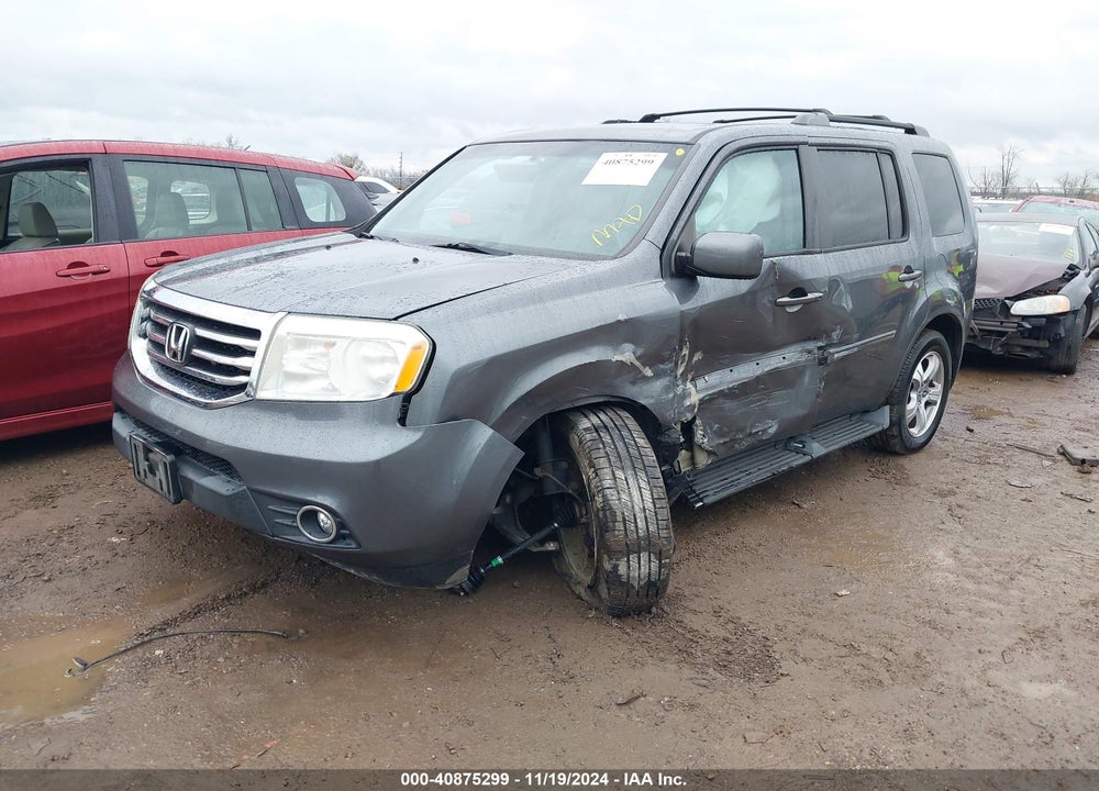 2013 HONDA PILOT EX-L VIN: 5FNYF4H52DB004177