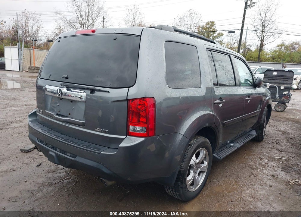 2013 HONDA PILOT EX-L VIN: 5FNYF4H52DB004177
