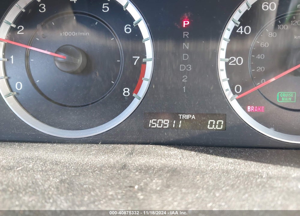 2011 HONDA ACCORD 2.4 EX-L VIN: 1HGCP2F89BA119777