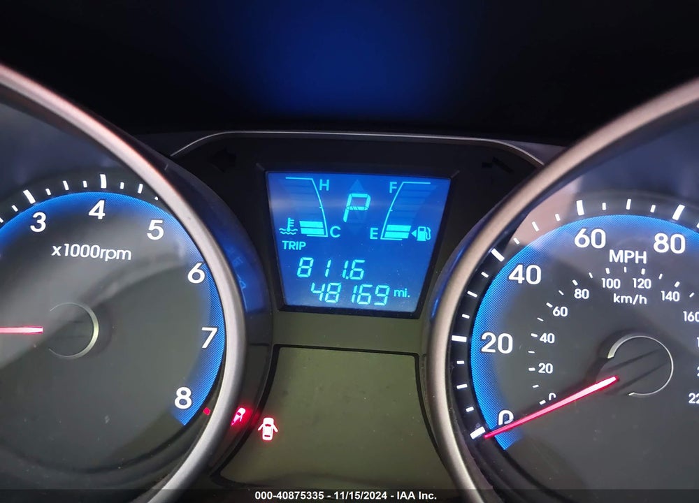 2011 HYUNDAI TUCSON VIN: KM8JUCAC0BU312698