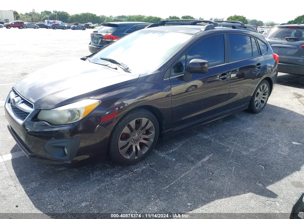 2013 SUBARU IMPREZA 2.0I SPORT PREMIUM VIN: JF1GPAL67DH805037