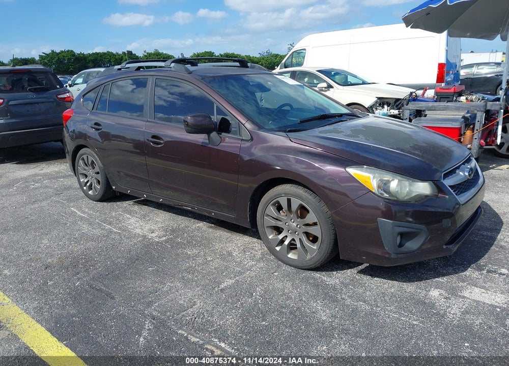 2013 SUBARU IMPREZA 2.0I SPORT PREMIUM VIN: JF1GPAL67DH805037