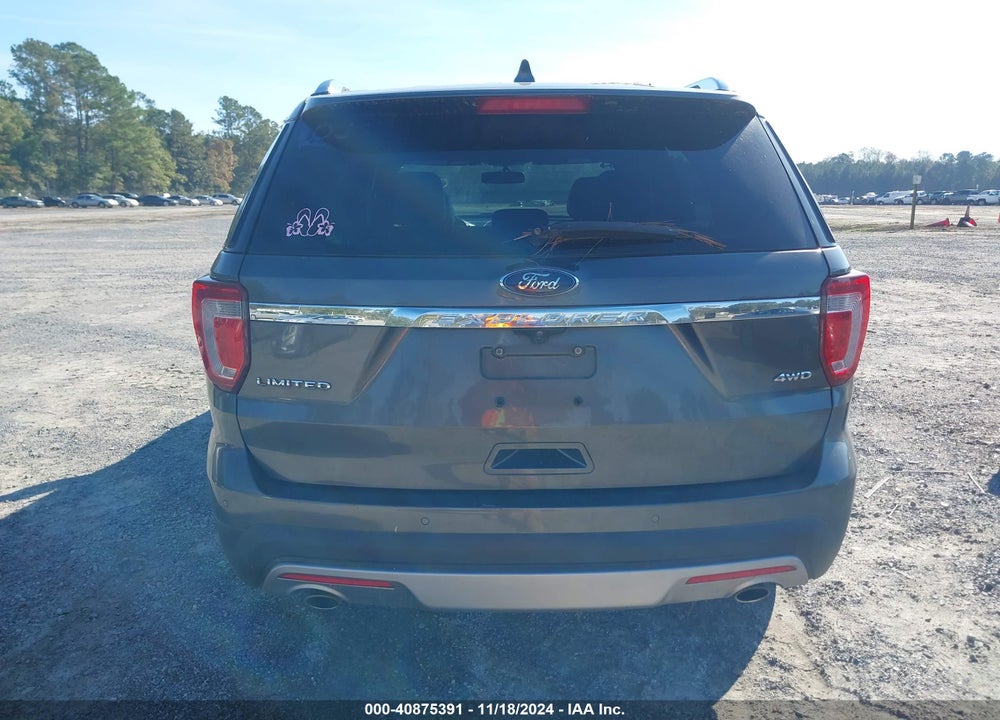 2017 FORD EXPLORER LIMITED VIN: 1FM5K8F82HGC68204