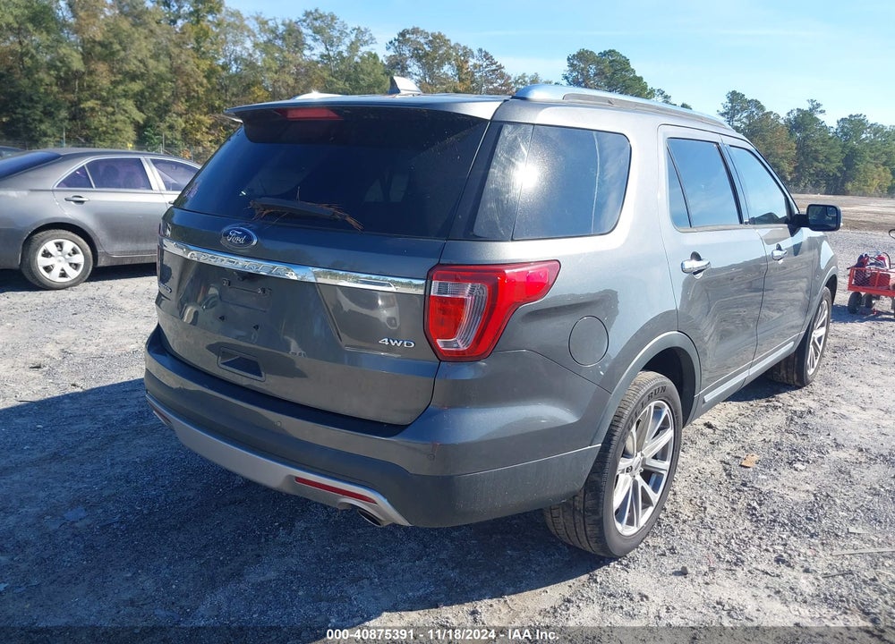 2017 FORD EXPLORER LIMITED VIN: 1FM5K8F82HGC68204