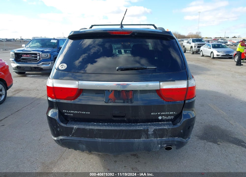 2012 DODGE DURANGO CITADEL VIN: 1C4RDJEGXCC252641