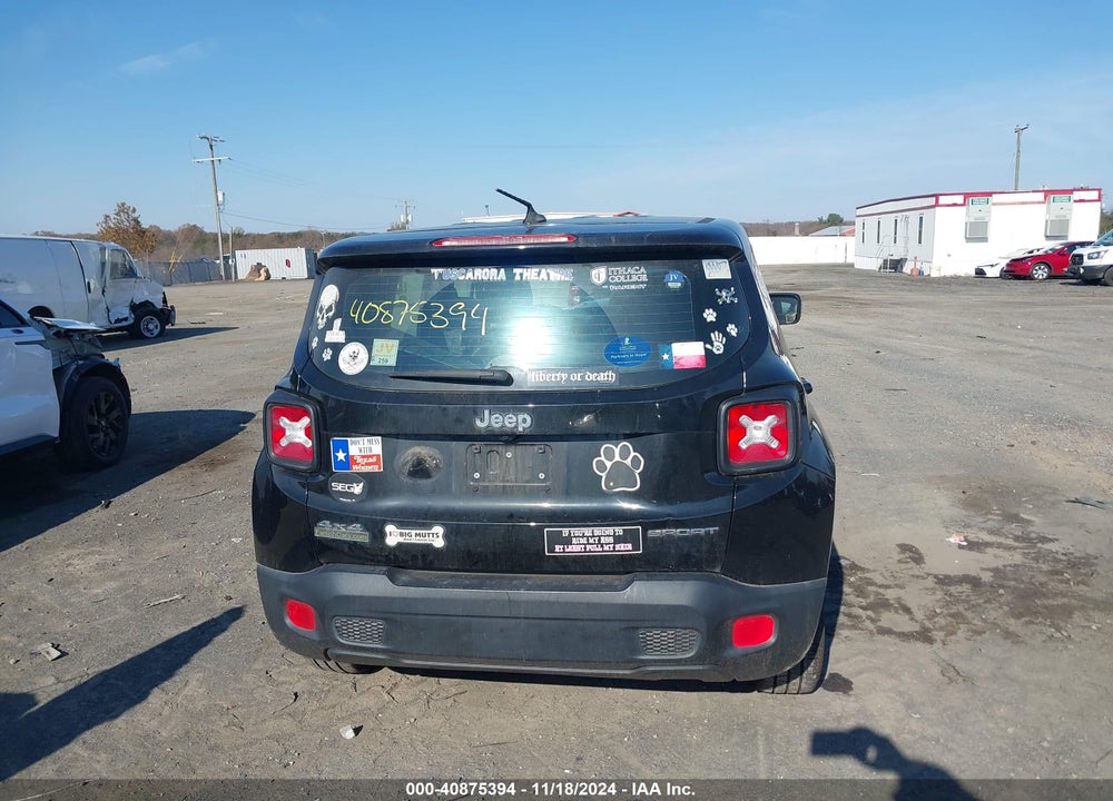 2017 JEEP RENEGADE SPORT 4X4 VIN: ZACCJBAB8HPE56209