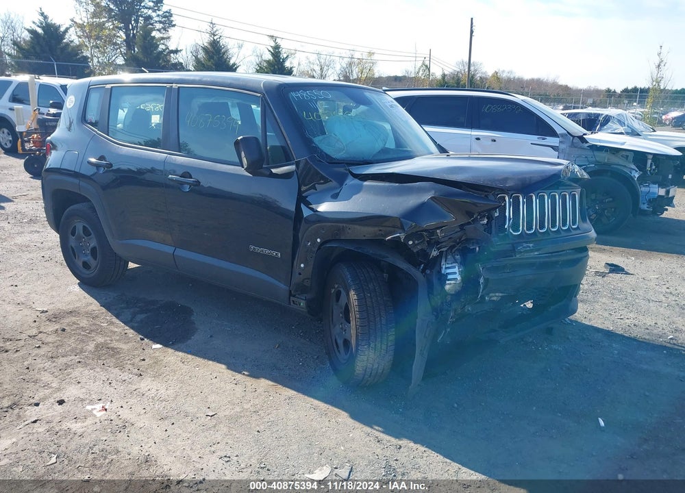2017 JEEP RENEGADE SPORT 4X4 VIN: ZACCJBAB8HPE56209