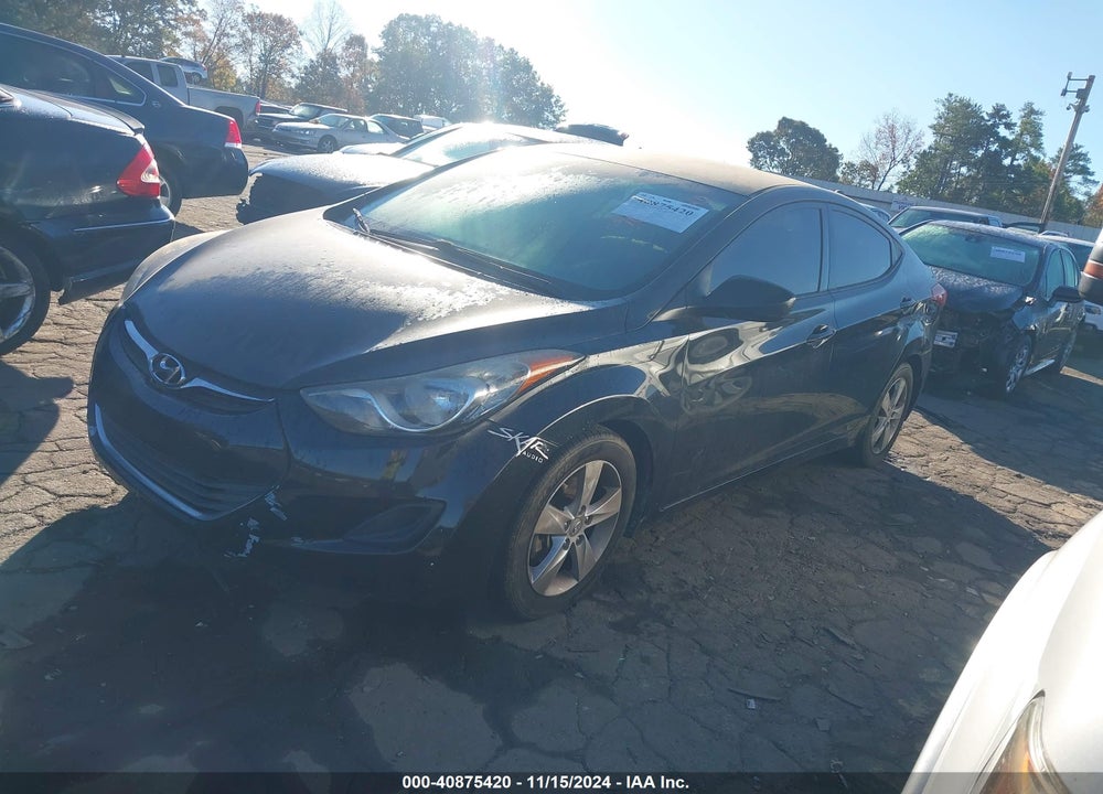 2013 HYUNDAI ELANTRA GLS VIN: 5NPDH4AE8DH314046