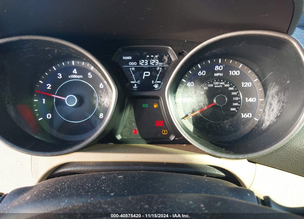 2013 HYUNDAI ELANTRA GLS VIN: 5NPDH4AE8DH314046