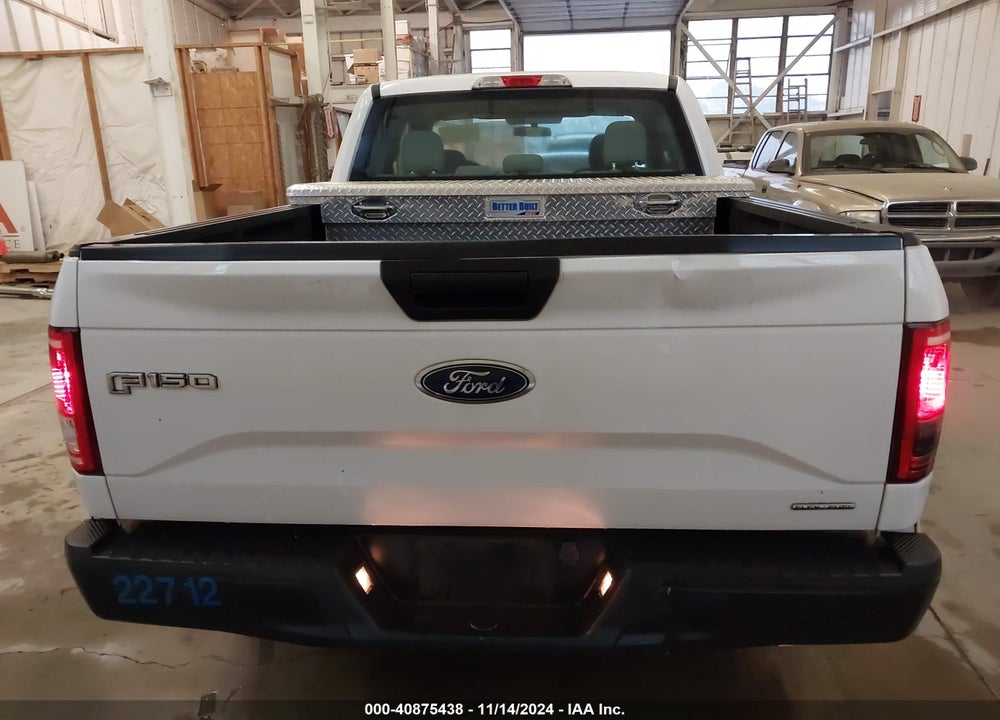 2016 FORD F-150 XL VIN: 1FTEX1C82GFB03887