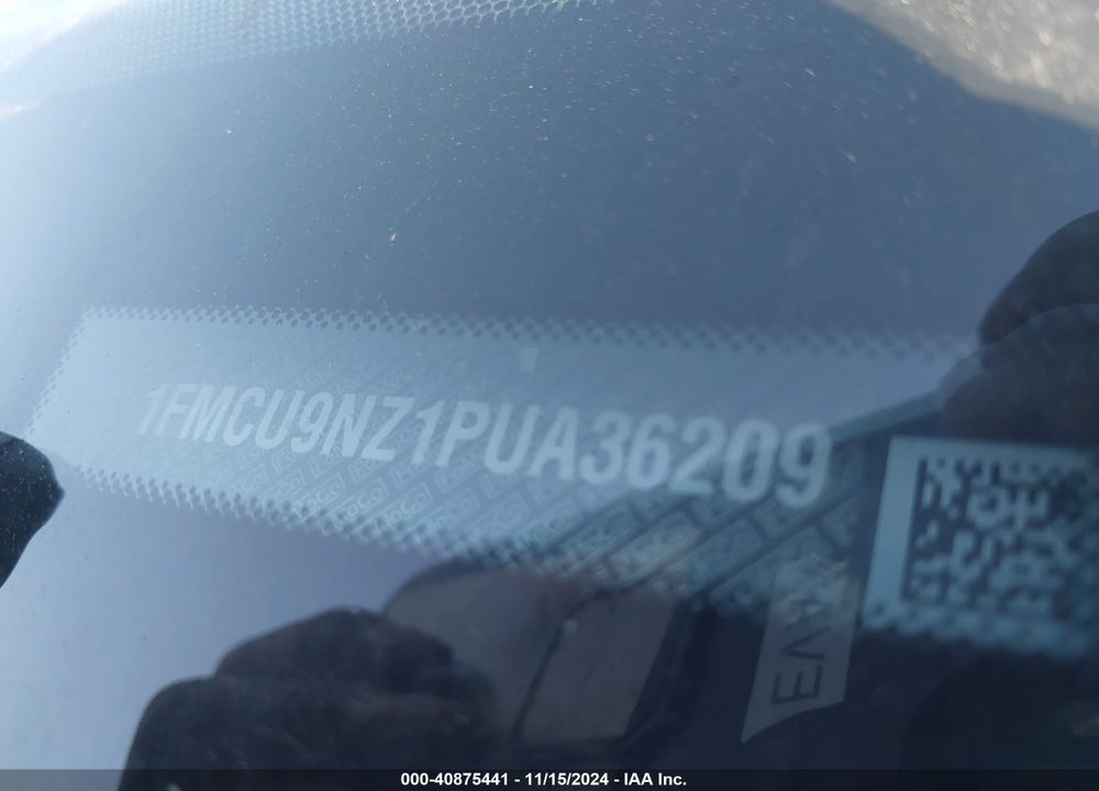 2023 FORD ESCAPE ST-LINE SELECT VIN: 1FMCU9NZ1PUA36209